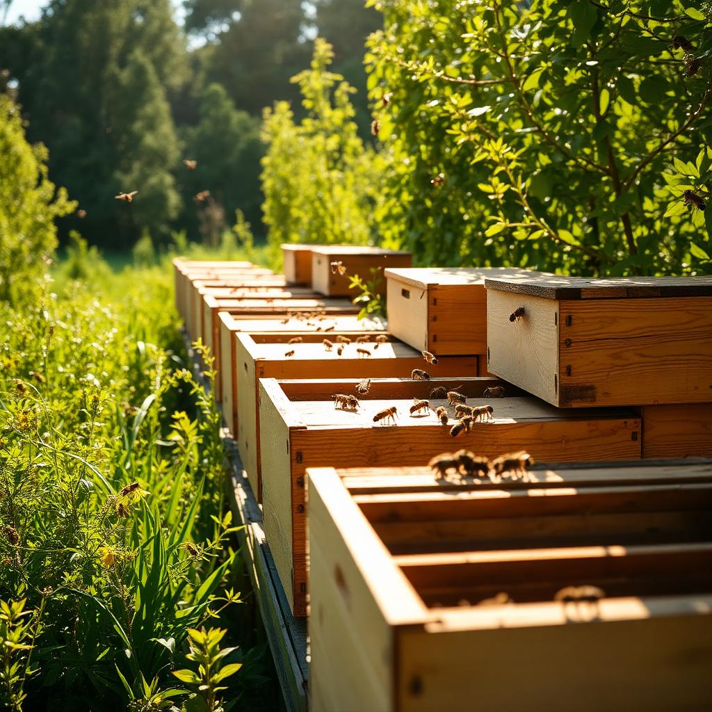 Professional beekeeping and hive management
